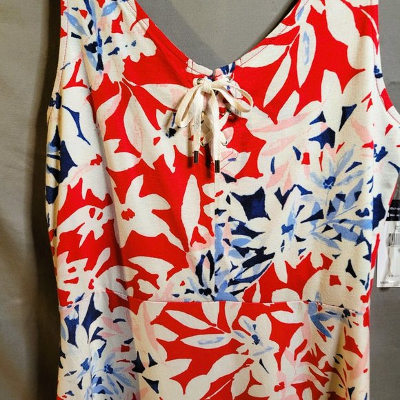 NWT Chaps Long Sleeveless Summer Dress Size Medium - Picture 3 of 7